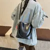 Bolsa Pequena Color Sólida da Moda Tendência para Mulheres Outono Retrô 2025 Nova Versátil de Ombro Transversal Tendência Bolsa Saco