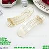 6CM-11CM Clipe Simples Garra Coringa Feminino Parte Traseira da Cabeça Penteado Pan Clipe Preguiçoso Acessórios de Cabelo Transparentes Champagne Grampo de Cabelo Sem Marcas
