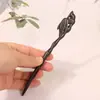 Horquilla de Ébano Finamente Tallada, Accesorios para el Cabello de Estilo Antiguo, Nueva Horquilla de Sándalo Chinoiserie de Alta Gama, Horquilla de Madera, Adorno para la Cabeza de la Dinastía Han