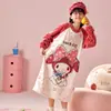 Bata de franela para niña para otoño e invierno, conjunto a juego para padres e hijos, bata infantil, extra ancha, gruesa y larga, ropa de dormir, vestido para casa
