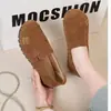 Sapatos Femininos Single Shoes Redondos Retro Novos Primavera e Outono Estilo Floresta Birkenstock Sapatos Femininos Casuais Slip-on Sapatilhas Baixas