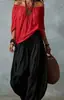 Conjunto feminino transfronteiriço europeu e americano Amazon TK2026 novo top longo solto ombro a ombro + calça pantalona