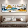 Pintura Decorativa para Cabeceira de Quarto Adesivo Autoadesivo com Paisagem de Montanha para Sala de Estar, Quarto Principal, Parede de Fundo de Hotel, Pendurado na Parede, Papel de Parede