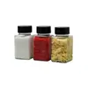 Em Estoque Grande 80ml Transparente Remédio para Peixe Pequeno Quadrado Pote de Lanche Temperos Garrafa de Doce Selada Pet Garrafa Vazia