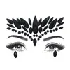 Procesamiento Pegatina de Tatuaje Facial Transfronterizo Personalizada Pegatina de Diamante Pegatina de Pedrería Impermeable Pegatina de Diamante Pegatina de Cristal de Gema Acrílico Facial