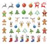 Pegatinas de Arte para Uñas de Navidad de Invierno Comercio Electrónico Transfronterizo Japón y Corea del Sur Marca de Agua Copo de Nieve Pegatinas de Arte para Uñas de Navidad de Invierno