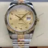 Relógio Masculino Mecânico Automático Multifuncional Laojia Série Datejust Mostrador de Computador Banhado a Diamante Bezel Totalmente em Aço 3 Ponteiros