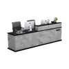 Balcão de Caixa de Loja de Roupas, Balcão de Recepção, Balcão de Bar de Empresa Simples Moderno, Balcão de Mesa Integrado de Escritório para Salão de Beleza