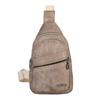Bolso de Pecho Estilo Coreano Versátil Mochila de Cuero Suave Casual Moda para Mujer Gran Capacidad Viaje Bolso de Hombro Bolso Cruzado Bolso de Pecho