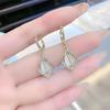 Aretes de aguja de plata 925 de alta calidad aretes de alta gama aretes de nicho estilo francés para mujer temperamento de socialité venta al por mayor