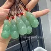 Colgante de Jade Hetian de la Paz Natural, Popular Amuleto de Jade Buda Agua Clara, Colgante de Mariposa de Jade Dongling