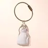 Colgante Creativo de Dibujos Animados para Guardar Pelo de Mascota Perro Golden Retriever Llavero de Almacenamiento Encanto para Bolso Cápsula Colección Conmemorativa