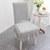 Funda de silla universal para cuatro estaciones para uso en el hogar, respaldo antideslizante todo en uno, funda de silla de comedor integrada, elástica y engrosada