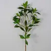 Madeira bêbada flor artificial planta verde artificial paisagem interna sala de estar decoração de chão Sino japonês Madeira bêbada decoração de galho único