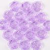 Cuentas de rosa transparente de 18 mm hechas a mano, material de bricolaje, pulsera, collar, cuentas acrílicas sueltas, accesorios