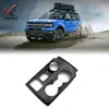 Adequado para 21 Ford Bronco Modificado Controle Central Câmbio Digital Moldura Decorativa Leme Suporte Especial para Copo d'Água