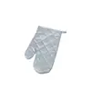 Guantes Aislantes Térmicos de Poliéster Recubiertos de Plata, Antiescaldaduras para Hornos de Microondas, Guantes Antiescaldaduras para Horno de Microondas de Uso Doméstico en la Cocina