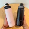 Aço Inoxidável 316 Chaleira Espacial Americana Grande Capacidade Portátil para Esportes ao Ar Livre Ciclismo Bolsa Esportiva Garrafa de Água Esportiva com Fivela