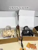 Bolso tipo Boston M-brand de alta gama, modelo nuevo, mini, color coñac, para llevar al hombro y cruzado, tipo bowling para mujer, bolso almohada para el trabajo