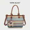 2026 Bolso Tejido Exquisito Nuevo, Bolso de Mano de Nicho Súper Popular, Bolso Cubo de Moda Tendencia para Mujer, Bolso Cruzado Versátil