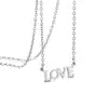 Collar Sencillo de Acero Inoxidable "LOVE" para Mujer Confesión de Amor Joyería de Moda Accesorios Nuevos Transfronterizos Collar