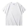210g 40 Piezas Hilo Doble Camiseta Verano Camiseta Ropa de Trabajo Personalizada Logo Impreso Uniforme de Clase Camisa Publicitaria Cultural Manga Corta