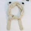 Acessórios de Cabelo de Sapo de Desenho Animado para Mulheres com Olhos Grandes, Proteção para Orelhas, Fashion e Fofo, Adequado para Passeios de Inverno, Tiara