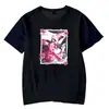 Camiseta de Algodón Puro 2025 Transfronteriza Dibujos Animados Americanos Hazbin Hotel Set de Rol Disfraz de Halloween Camiseta de Manga Corta con Transferencia de Calor