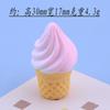 Colgante Llavero Dibujos Animados Crema Pegamento Accesorios Carcasa Teléfono Móvil Accesorios Resina Dibujos Animados Tridimensionales Comida Juego Cono Helado
