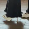 Sapatos de Salto Alto Apontados de Novo Estilo 2025 para Commuter, Alongamento de Pernas, Primavera e Outono, Dia a Dia, Salto Agulha Casual, Estilo Coreano