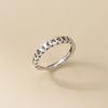 Anillo Nalan Plata de Ley S925 Estilo Vintage Nicho Plata Tailandesa Símbolo de Mantra de Seis Caracteres Atrae Fortuna R03051