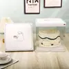 Caixa Transparente para Bolo de Aniversário Personalização 6 polegadas 8 polegadas 10 polegadas 12 polegadas Caixa de Embalagem Personalizada para Confeitaria Caixa de Presente