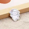 Insignias de animales de dibujos animados, broches acrílicos de pato lindos, medallas al por mayor, dijes para mochilas y accesorios