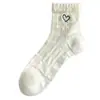 Calcetines de Malla Transpirables Bordados de Verano Finos para Mujer de Acheng, Calcetines Cortos de Malla sin Costuras