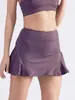 Artículos en stock Transfronterizo Falda de Tenis de Bolsillo de Cintura Alta para Mujer Pantalones Cortos de Yoga Antiexposición Secado Rápido Falda Deportiva de Golf