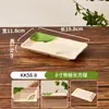 Cuenco de Melamina para Condimentos, Cuenco Pequeño, Plato para Dips, Plato Japonés Dividido para Platos Fríos, Plato para Acompañamientos de Sushi, Plato Comercial para Mostaza y Salsa de Soja
