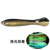 Wei He Isca Artificial Luminosa Perfurada Loach Peixe Macio Bicolor Isca Macia Submersa Morrendo Isca Artificial Biônica Isca para Perca Peixe Mandarim