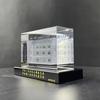 Molde de construcción con tallado interior 3D para caja de cristal, molde de construcción con tallado interior de cristal, adornos, juego de construcción de regalo, mesa de fábrica