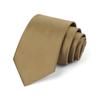 Corbata para Hombre 2025 Estilo Nuevo 8cm Corbata Lisa Bordada Corbata Formal de Poliéster Jacquard de Alta Gama para Hombre Hecha a Medida