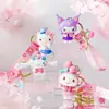 Celebridade da Internet Douyin Sanrio Melody Chaveiro de Desenho Animado Kuromi Fofa Pequeno Presente Atacado Pingente de Máquina de Vendas