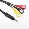 Hebilla de electrodo de ECG sub-línea alargada conector macho de audio de 3,5 MM A hebilla hembra de electrodo de 4,0 uno A cuatro uno A tres