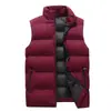 Colete masculino, um item popular transfronteiriço para outono e inverno, jaqueta colete esportiva e casual com gola alta, colete de algodão estilo casal, moderno