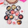 Accesorios de joyería DIY patrón romántico de diente de león de primavera Gema del Tiempo parche de vidrio venta al por mayor directa de fábrica