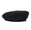 Boina Negra para Mujer, Otoño e Invierno, Estilo Coreano, Transpirable, Estilo Japonés, Parte Superior Plana, Elegante Sombrero Calabaza, Sombrero Octagonal, Versátil y Casual