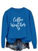 Suéter nuevo para mujer en stock, venta al por mayor, tendencia de moda, clima de café, comercio exterior transfronterizo de Amazon