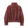 Chaqueta Bomber Casual Simple de Color Sólido con Cuello Alto para Mujer, Nueva Colección Primavera 2026 Transfronteriza AliExpress 6318252