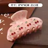 Grampo de Cabelo Aitong Coreano de Acetato, Estilo Borboleta, Elegante e Requintado, Grampo de Cabelo Flor com Pedras de Diamante, Presilha de Acetato, Presilha Tubarão para Penteados