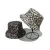 Sombrero de cuenca nuevo AliExpress Europa y Estados Unidos moda infantil Joker estampado de leopardo sombrero de pescador sombrero de sol para mujer venta al por mayor comercio exterior