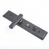 Cerradura de Puerta Europea de Acero Inoxidable Doble Apertura Personalizada Cerradura para Puerta Interior de Casa Dormitorio Herraje Cerradura de Manija Sólida Manija de Tarjeta para Puerta
