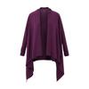 Jaqueta Leve Tencel com Proteção Solar Feminina Verão Irregular Respirável Cardigan Shawl de Manga Longa Top Camisa para Ar Condicionado